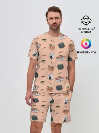 Мужской костюм с шортами / Суши