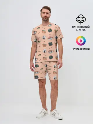 Мужской костюм с шортами / Суши