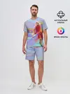 Мужской костюм с шортами / Абстракция