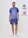 Мужской костюм с шортами / Звезды в космосе