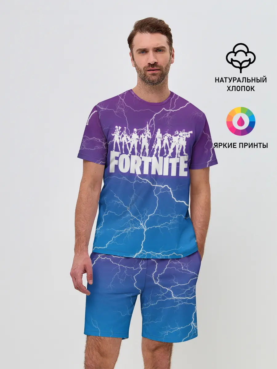 Мужской костюм с шортами / Fortnite