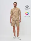 Мужской костюм с шортами / Паркет