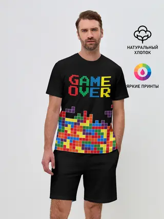 Мужской костюм с шортами / ТЕТРИС