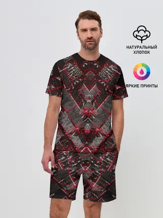 Мужской костюм с шортами / Текстура.