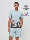 Мужской костюм с шортами / Нисимия и Ишида крошат хлеб