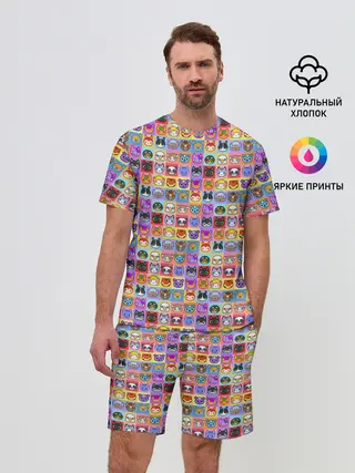 Мужской костюм с шортами / ANIMAL CROSSING