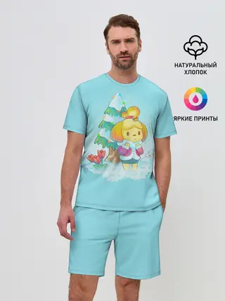 Мужской костюм с шортами / ANIMAL CROSSING