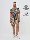 Мужской костюм с шортами / Стикеры