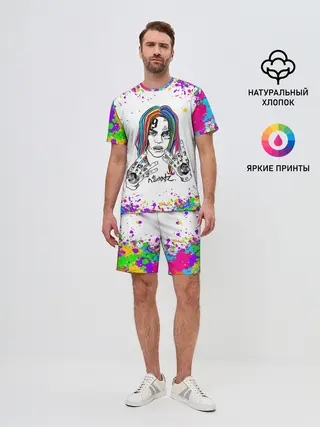 Мужской костюм с шортами / Такеши 6ix9ine