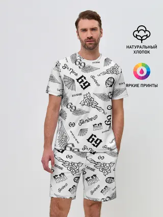 Мужской костюм с шортами / 6IX9INE