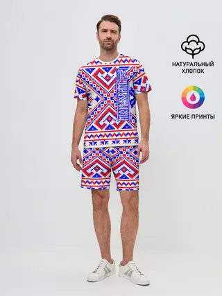 Мужской костюм с шортами / Лес мой храм