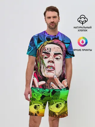 Мужской костюм с шортами / 6IX9INE