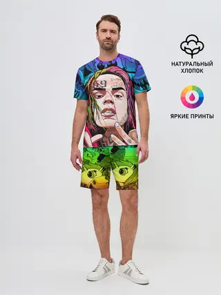 Мужской костюм с шортами / 6IX9INE