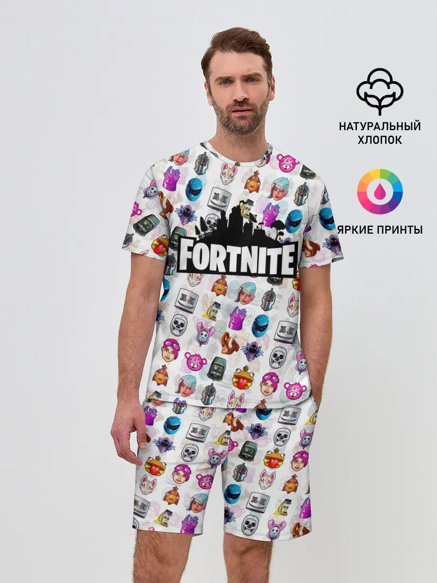 Мужской костюм с шортами / FORTNITE