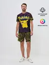 Мужской костюм с шортами / Цветные молнии Пикачу