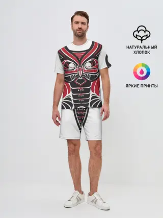 Мужской костюм с шортами / Птица