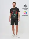 Мужской костюм с шортами / Sage