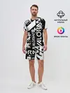 Мужской костюм с шортами / Valorant