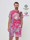 Мужской костюм с шортами / ноль два разная