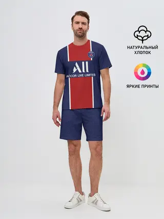 Мужской костюм с шортами / PSG home 20-21