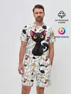 Мужской костюм с шортами / Котэ | Котята