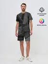 Мужской костюм с шортами / Stone | Black