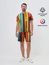 Мужской костюм с шортами / РАДУЖНАЯ ГЕОМЕТРИЯ