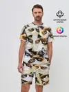 Мужской костюм с шортами / КОТ МЕМ