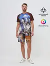 Мужской костюм с шортами / Коты