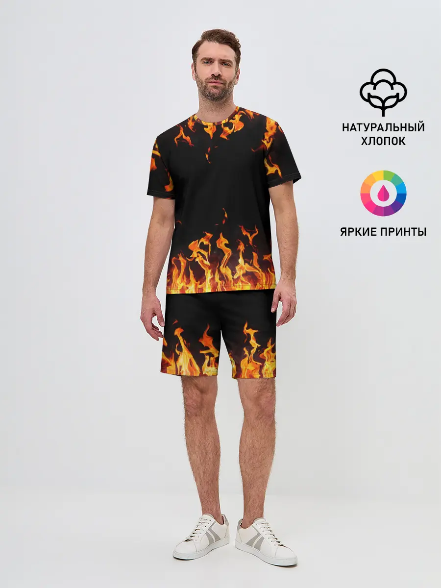 Мужской костюм с шортами / FIRE | ОГОНЬ
