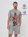 Мужской костюм с шортами / Red Hood
