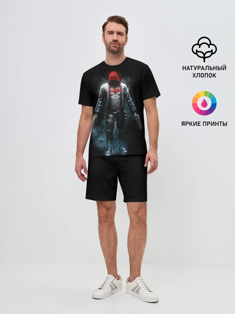 Мужской костюм с шортами / Red Hood