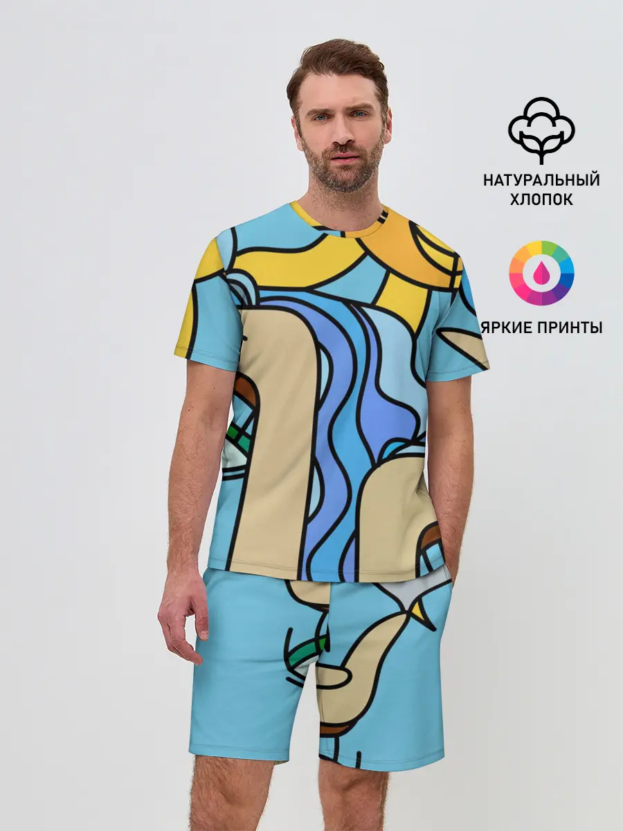 Мужской костюм с шортами / Мысли чокнутого