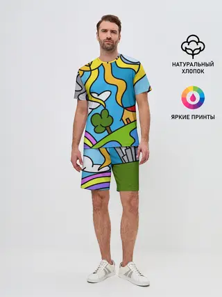 Мужской костюм с шортами / Мысли чокнутого