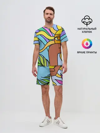 Мужской костюм с шортами / Мысли чокнутого