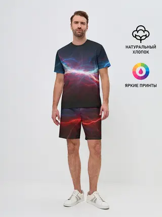 Мужской костюм с шортами / СТОЛКНОВЕНИЕ МОЛНИЙ