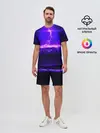 Мужской костюм с шортами / НЕОНОВЫЕ МОЛНИИ