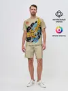 Мужской костюм с шортами / Золотая рыба кои
