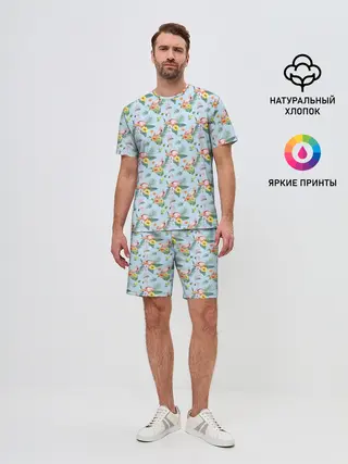 Мужской костюм с шортами / ФЛАМИНГО