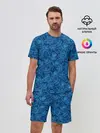 Мужской костюм с шортами / Узоры Природы