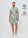 Мужской костюм с шортами / Оранжевое лето