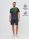 Мужской костюм с шортами / 3Д спектр