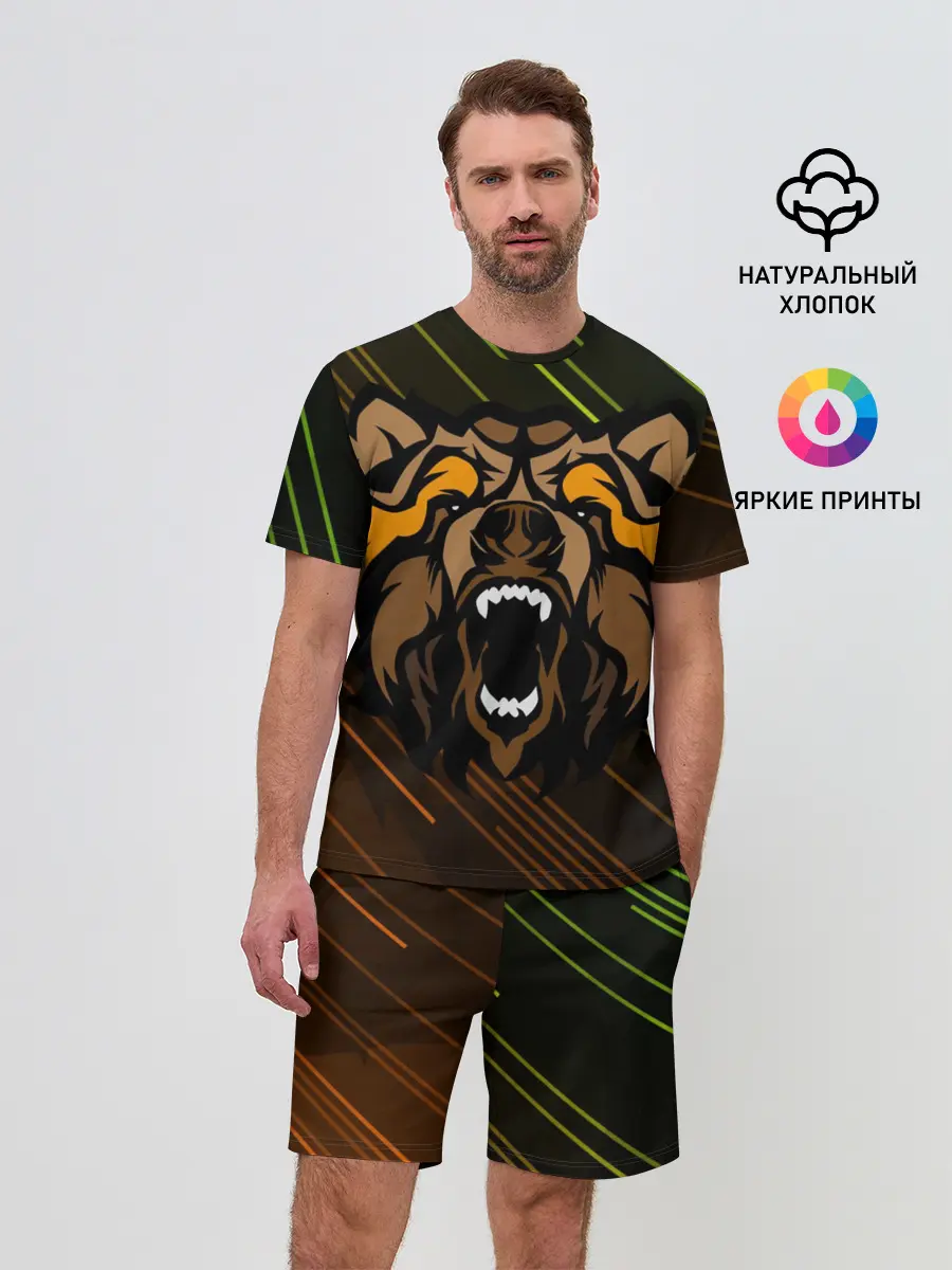 Мужской костюм с шортами / Angry Bear