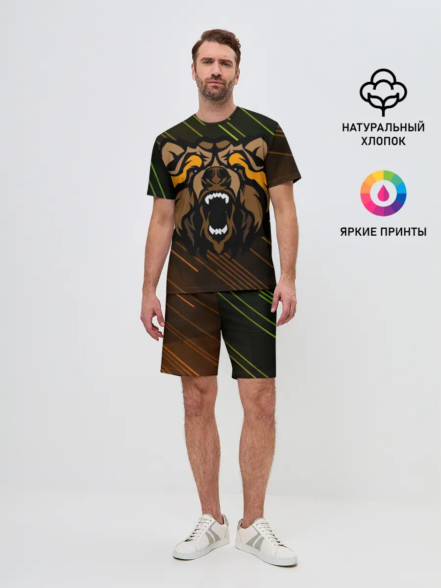 Мужской костюм с шортами / Angry Bear