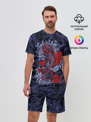 Мужской костюм с шортами / Рыба | Fish