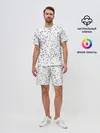 Мужской костюм с шортами / Точки
