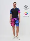 Мужской костюм с шортами / ОГОНЬ НЕОН
