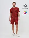 Мужской костюм с шортами / ЧЕРЕПА И РОЗЫ