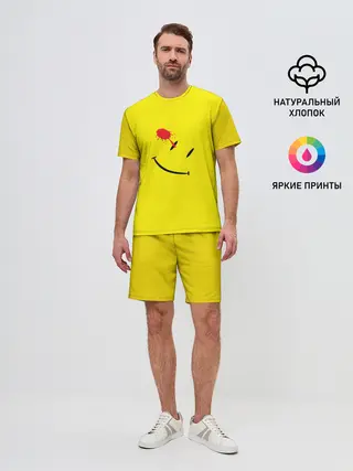 Мужской костюм с шортами / Смайлы
