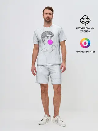 Мужской костюм с шортами / Bubble gum